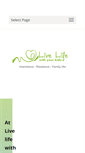 Mobile Screenshot of livelifewithyourkids.com